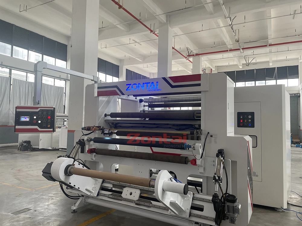 Turret Slitter Rewinder Machine for Flexible Package Plastic Film, Laminating Film, BOPP Film