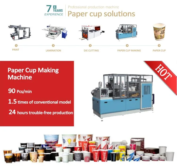 Fully Automatic Machine for The Manufacture of Paper Cups Forming Machine